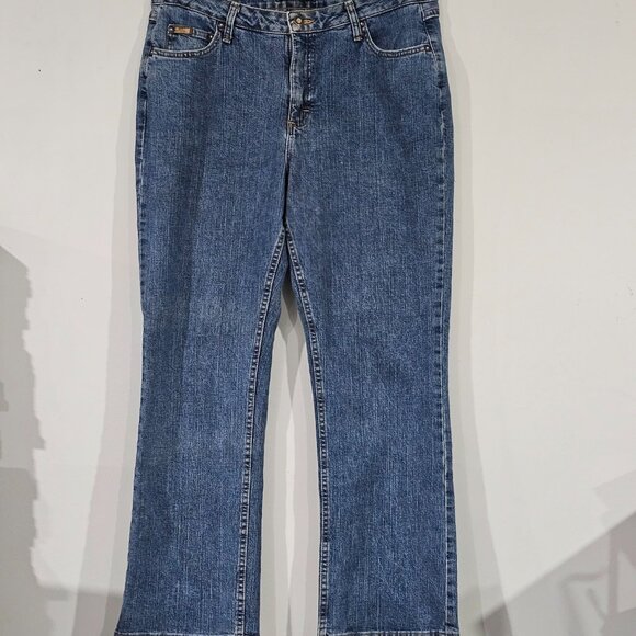 Riders Instantly Slims You Blue Jeans for women Size 37 relaxed fit - Picture 2 of 5